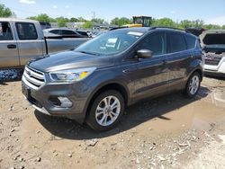 Salvage cars for sale from Copart Louisville, KY: 2018 Ford Escape SE