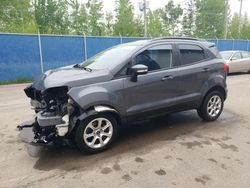 Salvage cars for sale from Copart Moncton, NB: 2019 Ford Ecosport SE