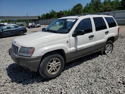 Jeep salvage cars for sale: 2004 Jeep Grand Cherokee Laredo