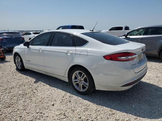 2018 Ford Fusion SE Hybrid