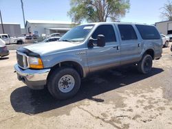 Ford salvage cars for sale: 2001 Ford Excursion XLT