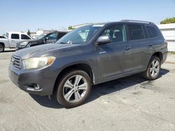 Toyota Highlander salvage cars for sale: 2008 Toyota Highlander Sport