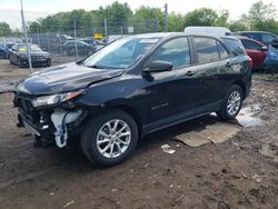 Chevrolet Equinox ls salvage cars for sale: 2021 Chevrolet Equinox LS