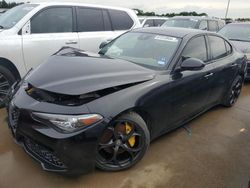 Vehiculos salvage en venta de Copart Wilmer, TX: 2018 Alfa Romeo Giulia TI