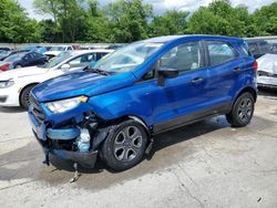 Salvage cars for sale from Copart Ellwood City, PA: 2019 Ford Ecosport S