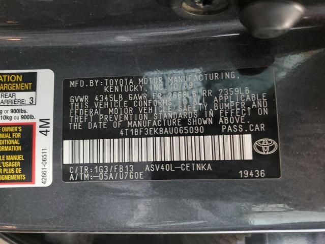 2010 Toyota Camry Base