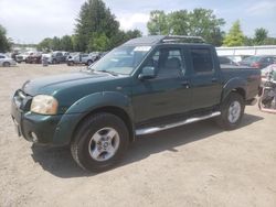 Nissan Frontier Crew cab xe salvage cars for sale: 2001 Nissan Frontier Crew Cab XE