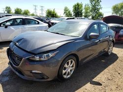 Salvage cars for sale from Copart Elgin, IL: 2016 Mazda 3 Sport