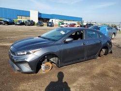 Salvage cars for sale from Copart Woodhaven, MI: 2023 KIA Forte LX