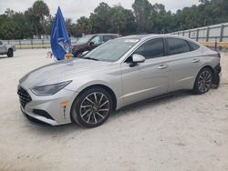 Salvage cars for sale from Copart Fort Pierce, FL: 2020 Hyundai Sonata Limited