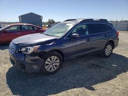 Subaru Vehiculos salvage en venta: 2017 Subaru Outback 2.5I Premium