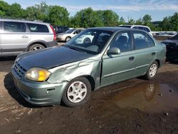 Hyundai Accent GL salvage cars for sale: 2003 Hyundai Accent GL