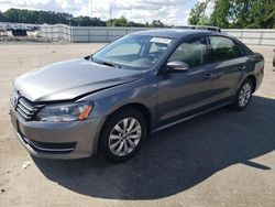 Salvage cars for sale from Copart Dunn, NC: 2014 Volkswagen Passat S