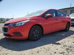 Chevrolet salvage cars for sale: 2017 Chevrolet Cruze LS