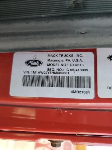 2017 Mack 600 CXU600
