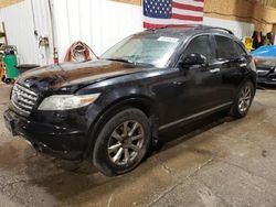 Salvage cars for sale from Copart Anchorage, AK: 2007 Infiniti FX35