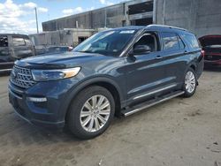 Vehiculos salvage en venta de Copart Fredericksburg, VA: 2023 Ford Explorer Limited