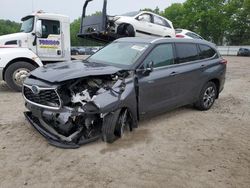 Toyota Highlander salvage cars for sale: 2021 Toyota Highlander Hybrid XLE