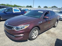 KIA Optima salvage cars for sale: 2018 KIA Optima LX