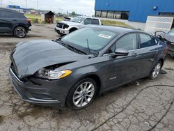 2017 Ford Fusion SE Hybrid en venta en Woodhaven, MI