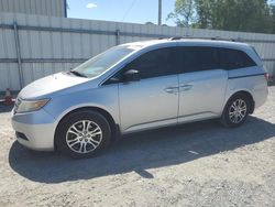 2012 Honda Odyssey EXL en venta en Gastonia, NC