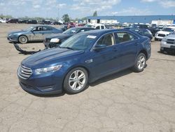 Salvage cars for sale from Copart Woodhaven, MI: 2017 Ford Taurus SEL