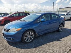 Salvage cars for sale from Copart Ottawa, ON: 2012 Honda Civic SI