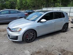 Volkswagen salvage cars for sale: 2016 Volkswagen GTI S/SE