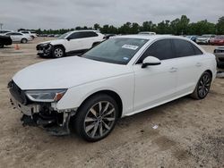 Vehiculos salvage en venta de Copart Houston, TX: 2021 Audi A4 Premium 40