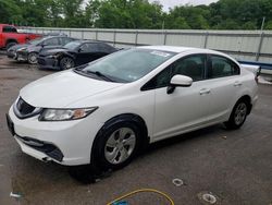 Salvage cars for sale from Copart Ellwood City, PA: 2014 Honda Civic LX