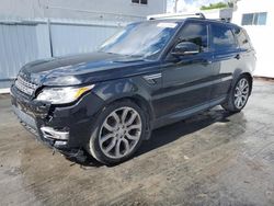 Land Rover salvage cars for sale: 2016 Land Rover Range Rover Sport HSE