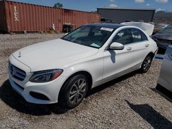 Mercedes-Benz salvage cars for sale: 2015 Mercedes-Benz C 300 4matic