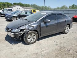 Honda salvage cars for sale: 2015 Honda Civic LX