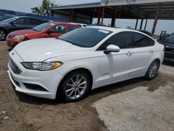 Vehiculos salvage en venta de Copart Riverview, FL: 2017 Ford Fusion SE Hybrid