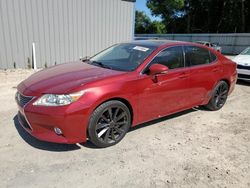 Salvage cars for sale from Copart Midway, FL: 2013 Lexus ES 300H