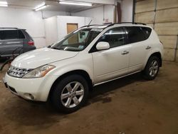 Nissan salvage cars for sale: 2007 Nissan Murano SL