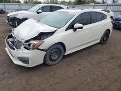 Salvage cars for sale from Copart Ontario Auction, ON: 2017 Subaru Impreza Limited