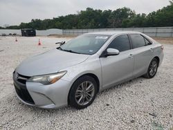 Salvage cars for sale from Copart New Braunfels, TX: 2016 Toyota Camry LE