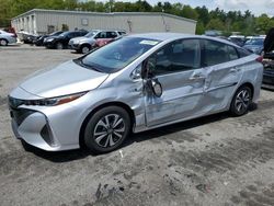 Salvage cars for sale from Copart Exeter, RI: 2017 Toyota Prius Prime