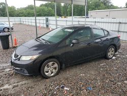 Honda salvage cars for sale: 2013 Honda Civic LX