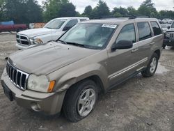 Salvage cars for sale from Copart Madisonville, TN: 2005 Jeep Grand Cherokee Limited