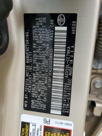 2012 Toyota Camry Base