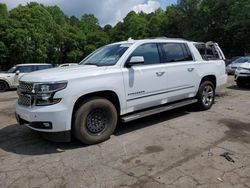 Chevrolet salvage cars for sale: 2017 Chevrolet Suburban K1500 LT