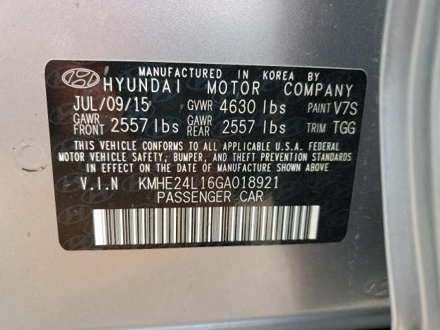 2016 Hyundai Sonata Hybrid