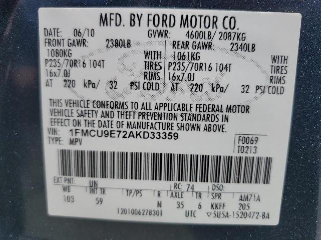 2010 Ford Escape Limited