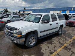 Chevrolet Suburban salvage cars for sale: 2003 Chevrolet Suburban K2500