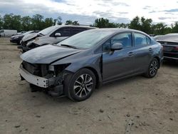 Honda Civic exl salvage cars for sale: 2013 Honda Civic EXL