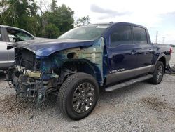 Salvage cars for sale from Copart Riverview, FL: 2018 Nissan Titan SV