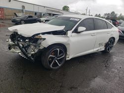 Salvage cars for sale from Copart New Britain, CT: 2018 Honda Accord Sport