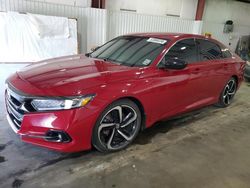 Honda Accord salvage cars for sale: 2022 Honda Accord Sport